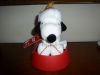  PEANUTS SLEDDIN' SNOOPY CHRISTMAS MUSIC SOUND FROM HALLMARK MOTION **NEW** NLA! — photo 1