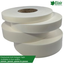 Anti Hot Spot Foam Padded Polytunnel & Greenhouse Frame Tape | 20mm-50mm Widths