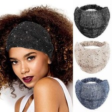 CAKURE Wide Headbands Stretchy Hairbands Thick Head Wrap Breathable Set 5