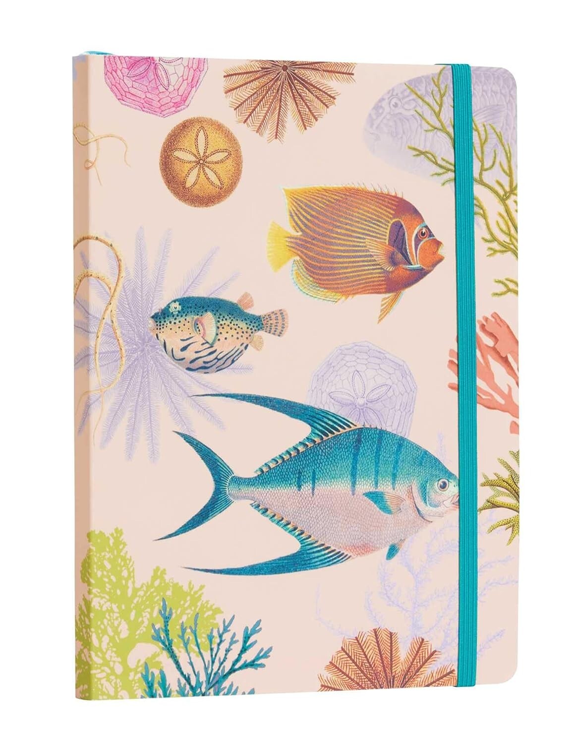 Under the Sea Notebook Journal Book with Elastic Band 240 Pages