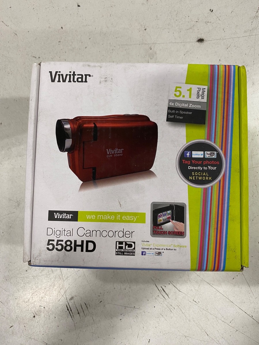 Vivitar　DVR 508 Vivitar DVR 508NHD Digital Video Recorder (Black) DVR508-BLK B&H