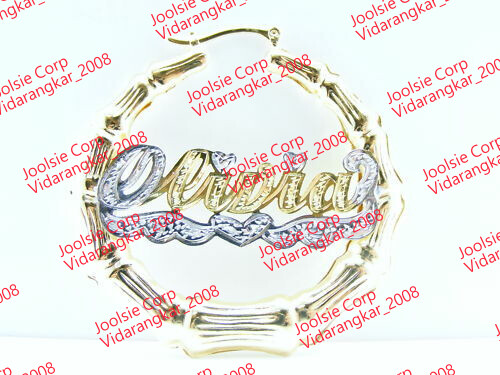 PERSONALAIZED 14K Gold Plated 3:00