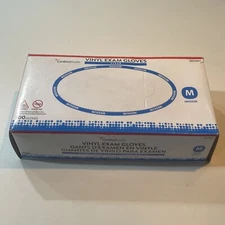 Cardinal Health Vinyl Exam Gloves Clear Smooth Finish  Medium 100 Gloves 