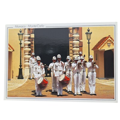 Postcard Band Of The Carabinieri Of H.S.H. Prince Of Monaco Monte Carlo Monaco