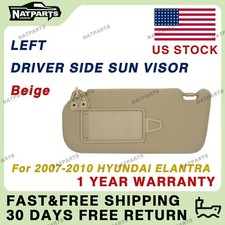 Left Driver Side Sun Visor Wolight For Hyundai Elantra 2007-2010 85201-2h110-4w