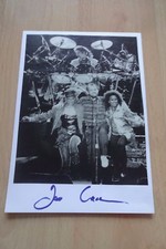 Joe Cocker Autogramm signed 15x21 cm Karteikarte mit Magazinbild