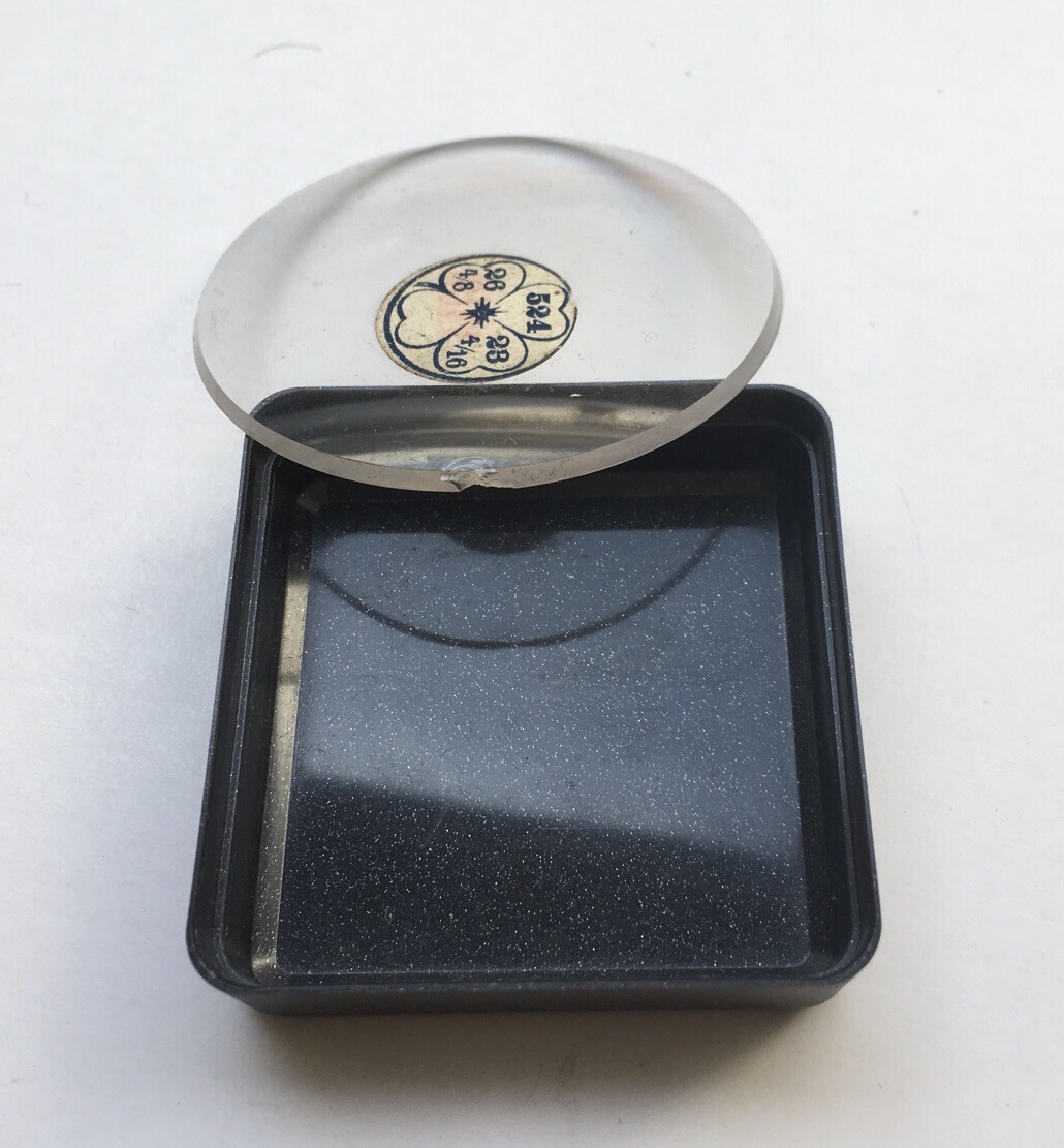 Verre De Montre De Poche Régulateur (crystal) 52.1mm – Pour Réparation, Occasion