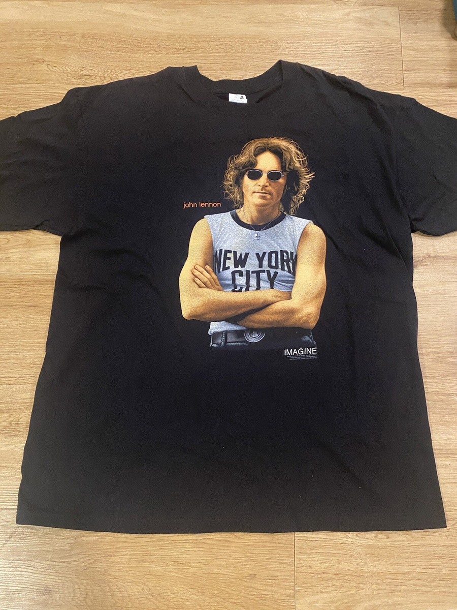 Vintage 2003 John Lennon New York City Color Portrait T-Shirt XL