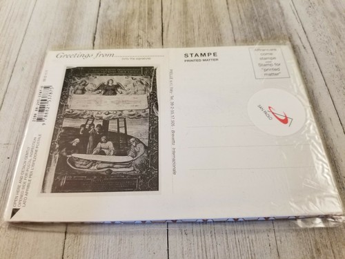 New Sealed Vintage The Message Of The Shroud Postcards San Paolo Italy Religious - Picture 2 of 2