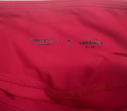 Old Navy 2 Pair yoga pants go dry Girls Leggings SZ M 8 Workout Powersoft High - Picture 5 of 6