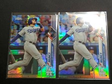 2020 Topps Chrome Max Muncy Prism Refractor + Refractor + Base (6) Dodgers