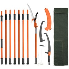 Manual Pole Saw Extendable Tree Pruner 7.3-27...