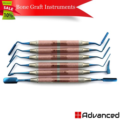 Dental Implant Bone Grafting Instruments Titanium Coated Grafting Packer Carrier - Picture 2 of 9