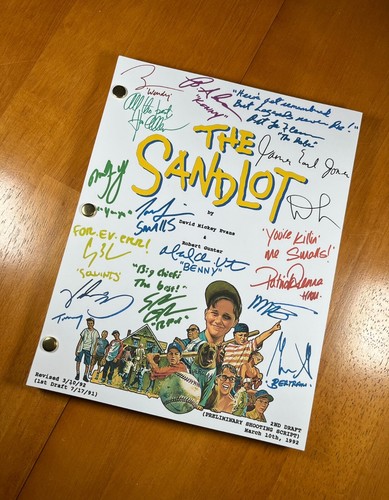The Sandlot Script Signed- Autograph Reprints- 116 Pages- Baseball - Picture 3 of 6