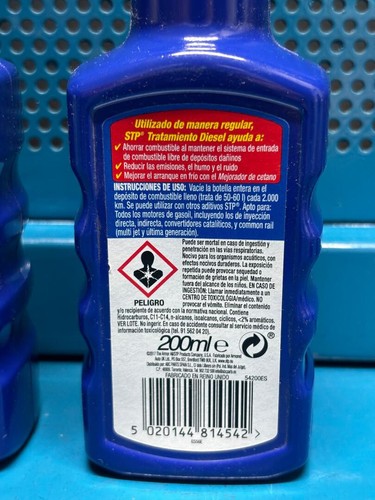 2X TRATAMIENTO DIESEL STP, ADITIVO GASOIL, LIMPIA INYECTORES, VÁLVULAS,BOMBA.ITV - Imagen 3 de 14