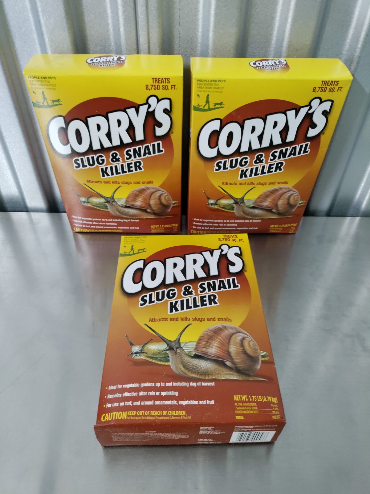 (3 Boxes) Slug Snail Bait Killing Granules Corry's eBay