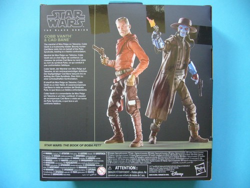 STAR WARS 6" THE BLACK SERIES EXCLUSIVE BOBF - COBB VANTH & CAD BANE 2-PACK MIB - Picture 2 of 3
