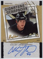 * 2006-07 UD Beehive - Signature Scrapbook #SS-CA - COLBY ARMSTRONG