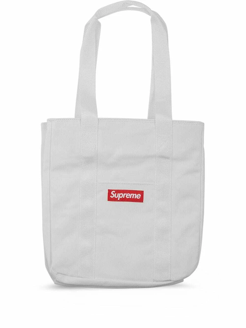Sac fourre tout logo en toile Supreme blanc FW20 taille unique TOUT NEUF