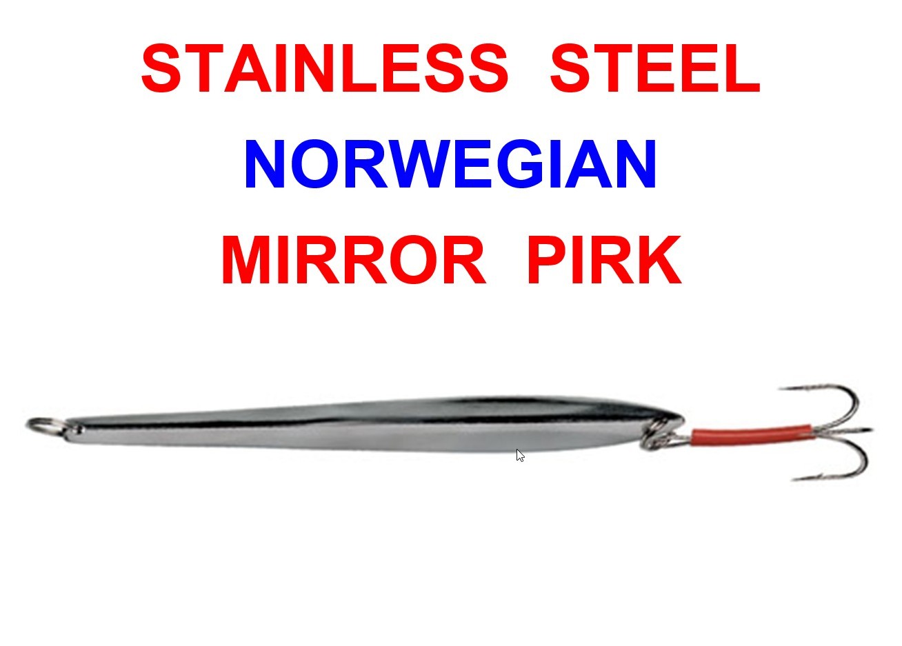 200g NORWEGIAN MIRROR PIRK NORWAY SEA BOAT ROD FISHING NORDIC COD LURES PIRKS