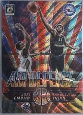 2020-2021 Donruss Optic Joel Embiid Air Defense Red Wave SP