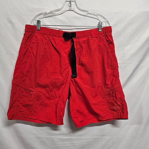 The North Face The Relaxed-fit Men’s Class V Belted Shorts Size L Red - Picture 7 of 16