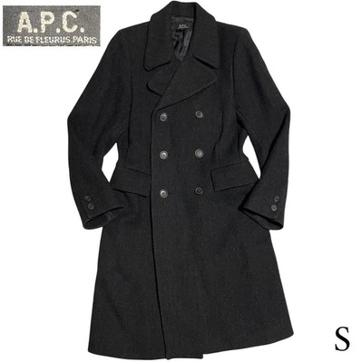 vintage double long chester wool coat