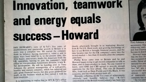 K-tel RECORDS 1972 - 1977 5th ANNIVERSARY ADVERTORIAL in MUSIC WEEK 28.5.1977 - Bild 4 von 9