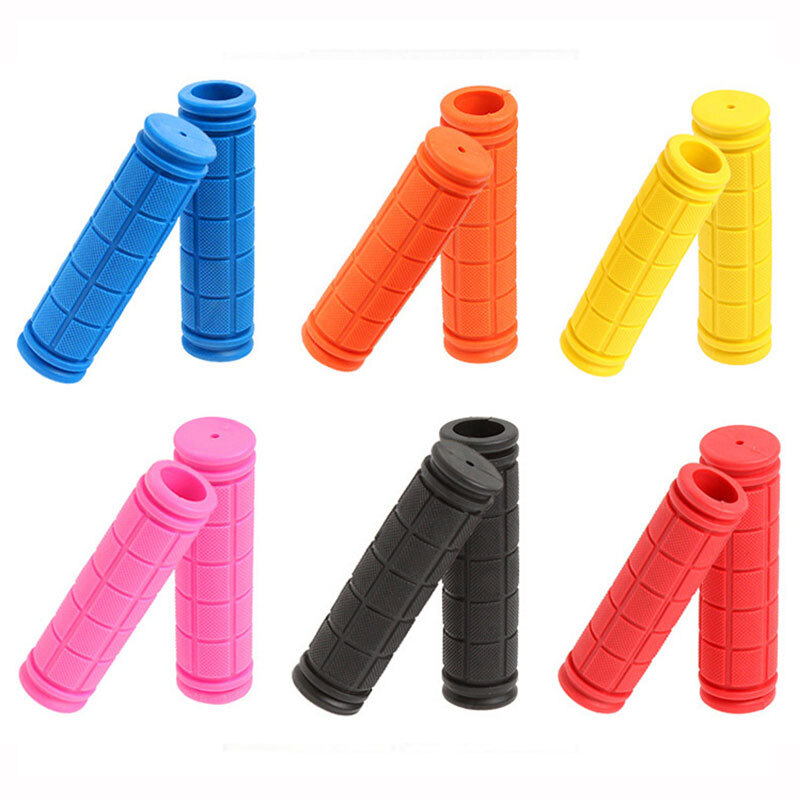 Bicycle Handlebar Grip Anti-skid Bike Handle Bar Grips Rubber Cover 1Pair  wi