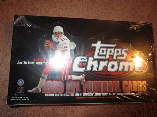 1999 Topps Chrome Football 24 count sealed box
