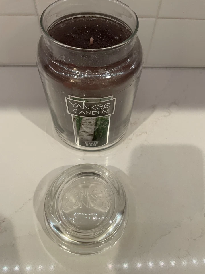 Yankee Candle 'Silver Birch' Scent Large Single Wick- New - Image 3 of 4