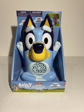 Bluey No Spill Musical Bubble Machine Lights Sounds Bubble Blower NEW