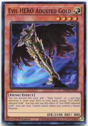 Evil HERO Adusted Gold - RA04-EN029 - Quarter Century Stampede