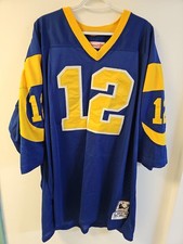 Mitchell & Ness #12 James Harris 1974 Los Angeles Rams Football Jersey Size 58
