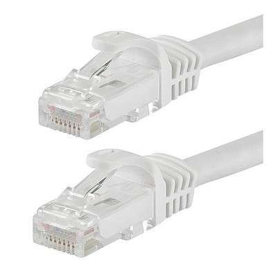 MONOPRICE 9817 Patch Cord,Cat 6,Flexboot,White,0.5 ft. 38F945