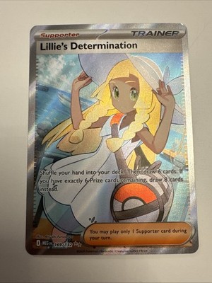 Lillie's Determination 169/132 Me01: Mega Evolution Holo (Englisch)