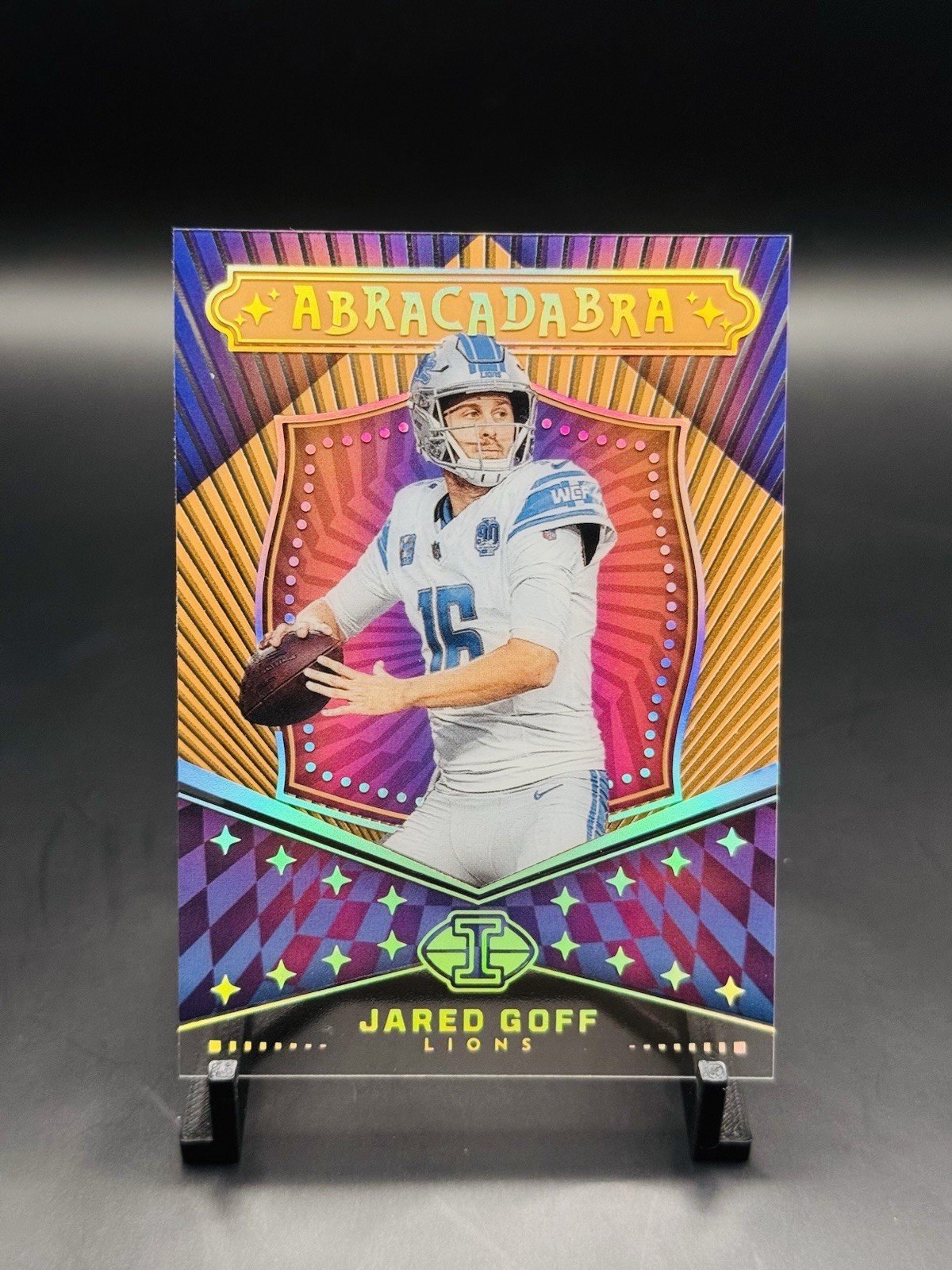 2024 Panini Illusions - Abracadabra Jared Goff #7 Orange