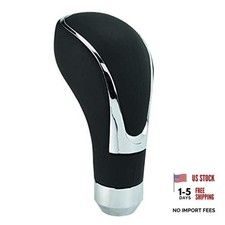 Leather Shift Knob Cool Car Gear Stick Shifter Lever Handle Head Black Leather Shift Knob Cool Car Gear Stick Shifter Lever Handle Head Black
