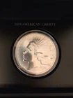 2019 American Liberty High relief  Silver Medal-Matte finish  2.5oz