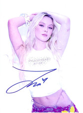* ZARA LARSSON * signed 8x10 photo * MIDNIGHT SUN * VENUS * COA *