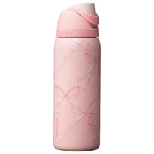 Owala Sugar Plum Fairy 32 Oz FreeSip Water Bottle Holiday Edition Pink