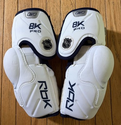 JOFA Reebok RBK 8K NHL Pro Stock Hockey Elbow Pads 5-Medium SWEDEN  *RARE*