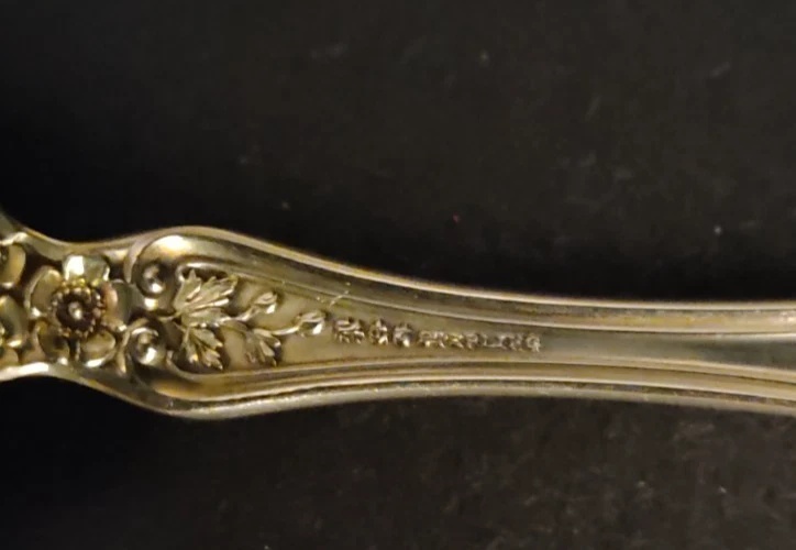 Cuchara sopera ovalada Buttercup by Gorham Place tamaño - 6 1/2" - sin monograma - sin estado Foto 3 de 3