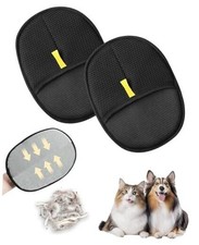 2PCS Pet Hair Removal Glove for Dogs  Cats, Magic Brush Gloves for Furniture