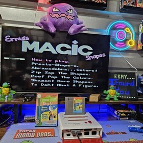 Sesame Street ABC: Ernie&rsquo;s Big Splash - Cartridge + Box - Nintendo Nes - Tested
