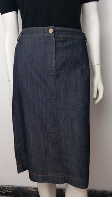 1 CLASSE ALVIERO MARTINI Rock Jeans Baumwolle Denim Schwarz ungefüttert 40/42