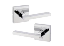 Hall And Closet Passage Leverset Square Back Polished Chrome SPSL101 MRL26 SQT B