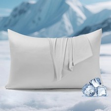 Cooling Pillow Cases for Hot Sleepers, Clean Fabric Silver Infused Cooling Pi...