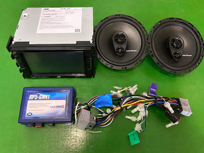 JVC KW-V230BT DVD Bluetooth Stereo + Rockford Fosgate R165X3 + PAC RP5-GM11
