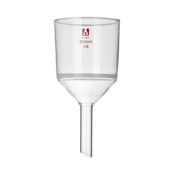 Borosilicate Sand Core Filter Funnel 35ml-2000ml Glassware G1-G6 Sand Cores - Image 3 of 4